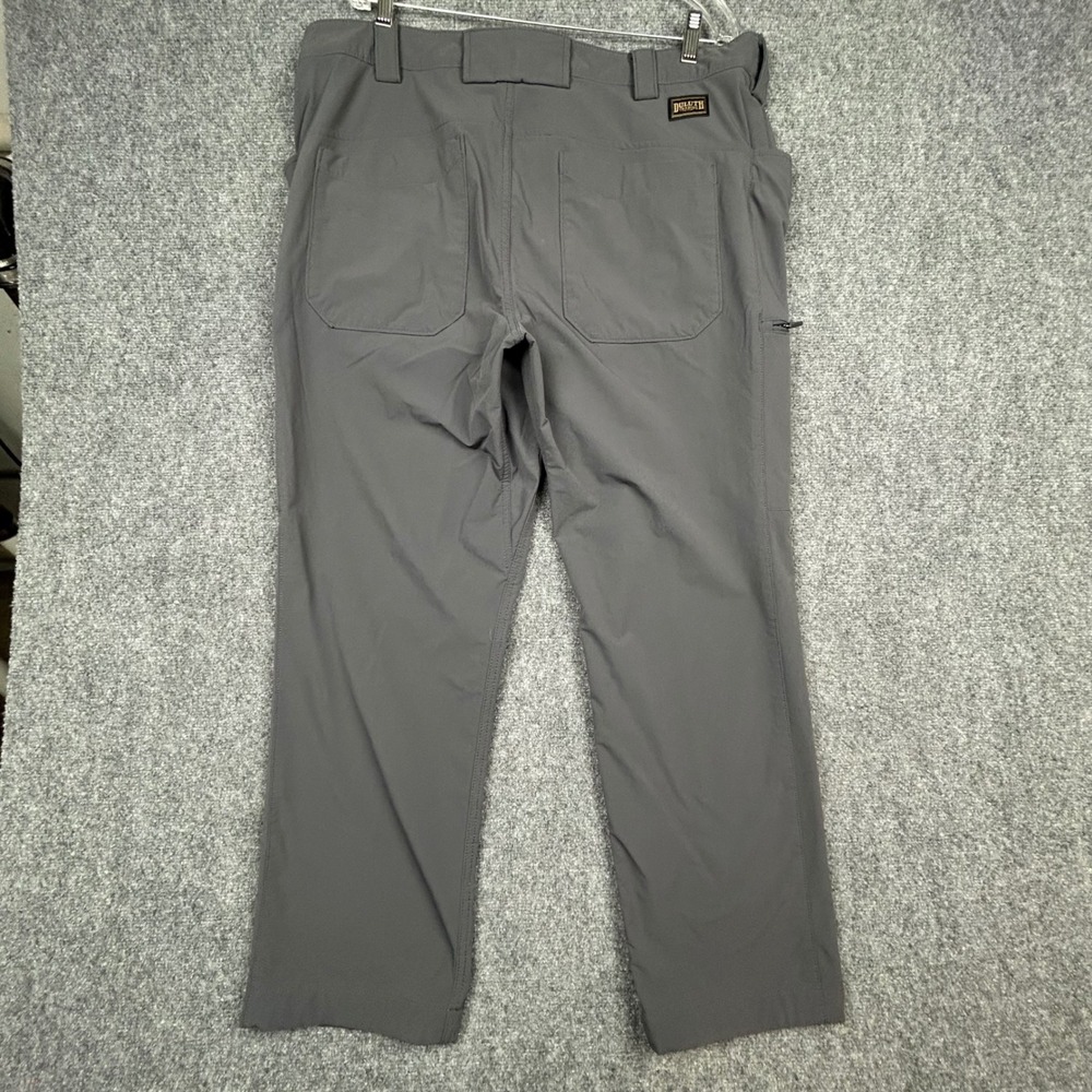Duluth Trading Co Flexpedition Pants Mens 40x30 Grey Stretch Cargo Tactical Work - Picture 2 of 12